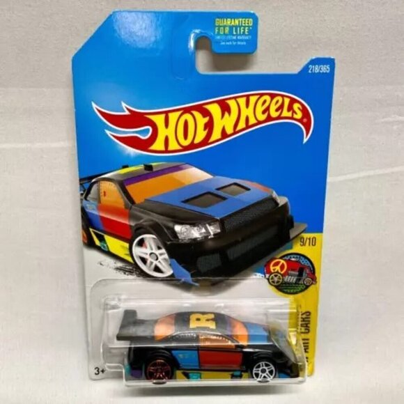 Hot Wheels Amazoom 218/365 HW Art Cars 9/10 Black Multi Color Graphics 1:64 NIP - Picture 13 of 13